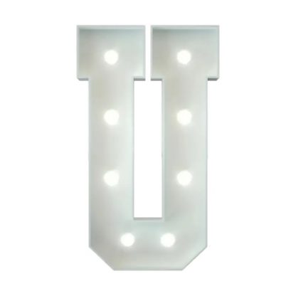 Marquee Letter U