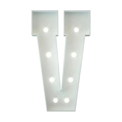 Marquee Letter V