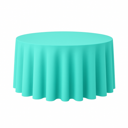 Round Tablecloth Aqua