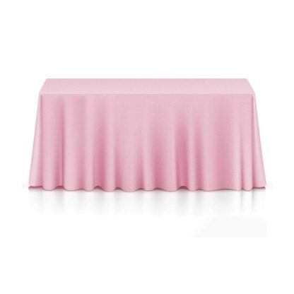 Rectangular Tablecloth Short Pink