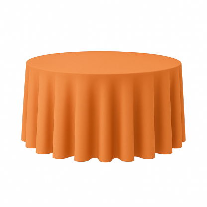 Round Tablecloth Orange