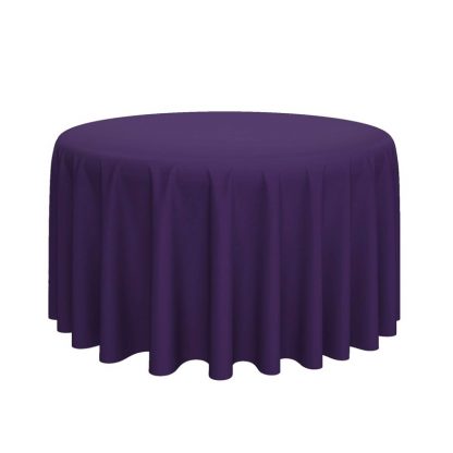 Round Tablecloth Purple