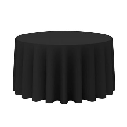 Round Tablecloth Black