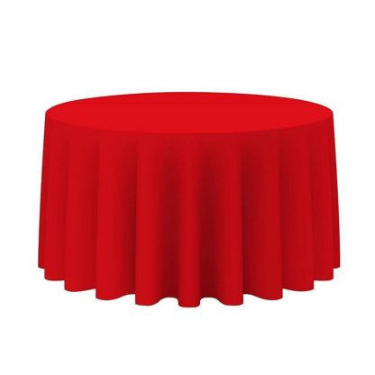 Round Tablecloth Red