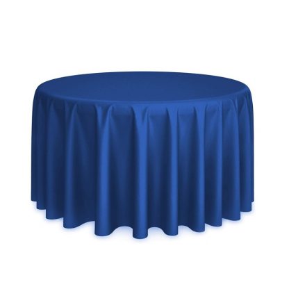 Round Tablecloth Royal Blue