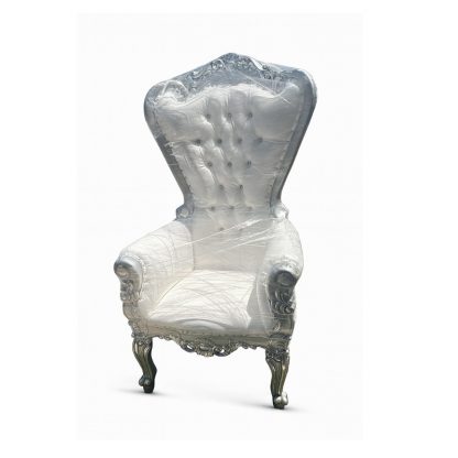 Royal White Throne Chair