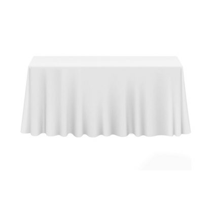 Rectangular Tablecloth White