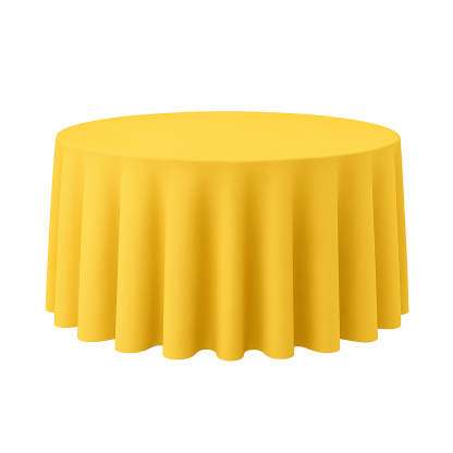 Round Tablecloth Yellow