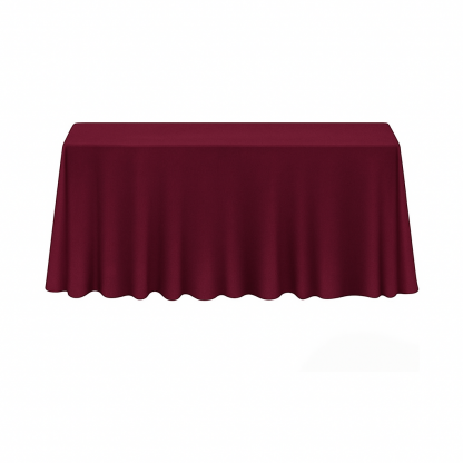 Rectangular Tablecloth Burgundy