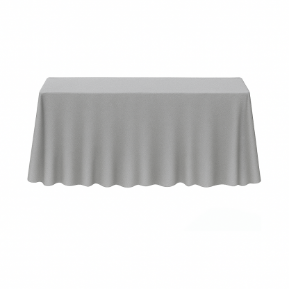 Rectangular Tablecloth Silver